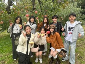 ミツミネキャリアアカデミー日本語コース 群馬（リンゴ狩り）