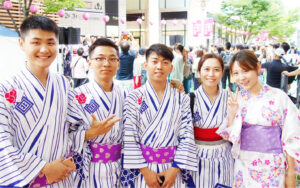 開成アカデミー-大阪校-お祭りに参加