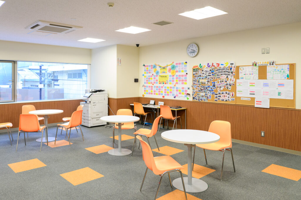 京進ランゲージアカデミーのOLJ校 ロビー