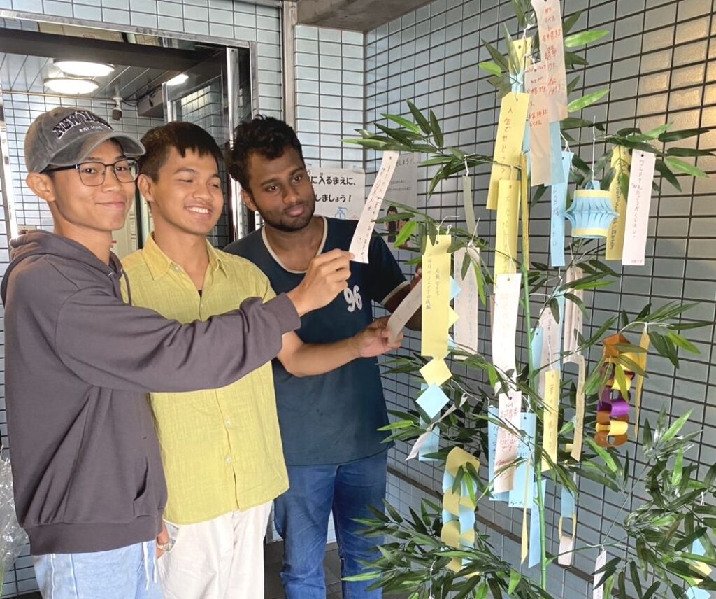 日東国際学院 八王子校　七夕