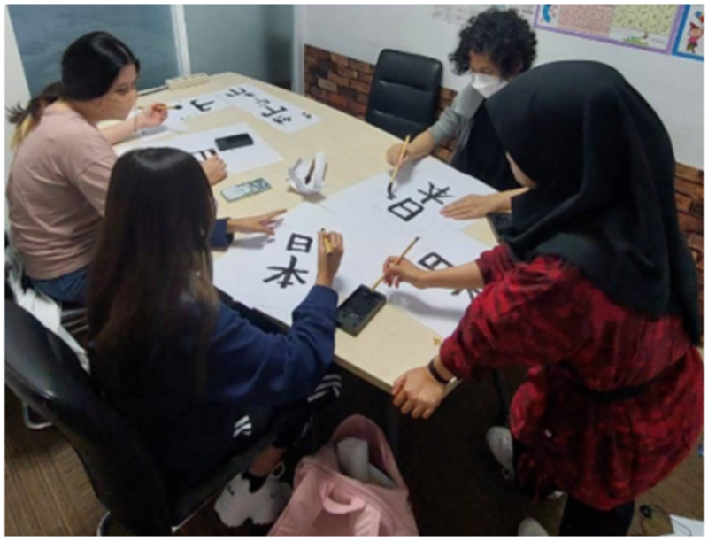 JELLYFISH Education Indonesia　書道