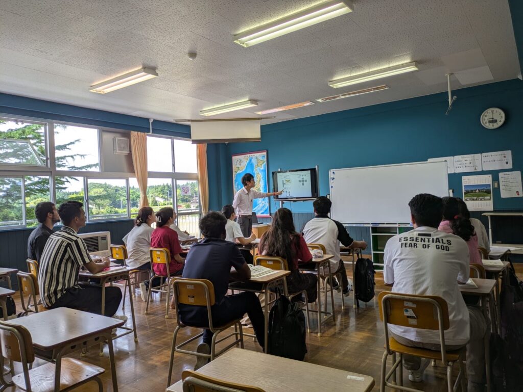 サンクパール日本語学院授業風景