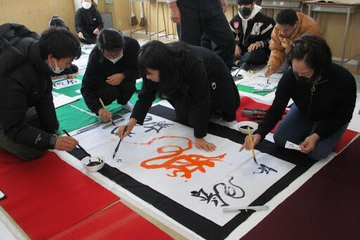 春暉国際学院_書道